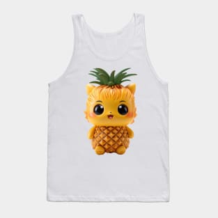 Cute Kawaii Baby Pineapple Cat Tank Top